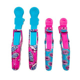 Colortrak Pop Kiss Croc Clips 4pk - KK Hair