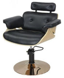 Mikaela Cutting Chair - Gold Disc Base - KK Hair