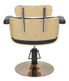 Mikaela Cutting Chair - Gold Disc Base - KK Hair